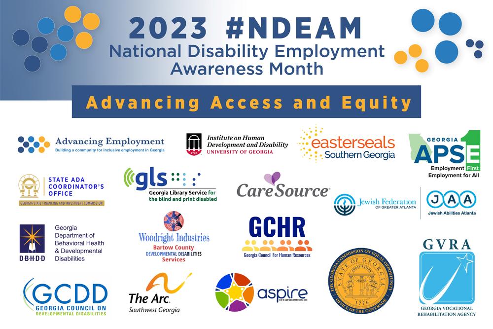 Display of all organizations logos for NDEAM