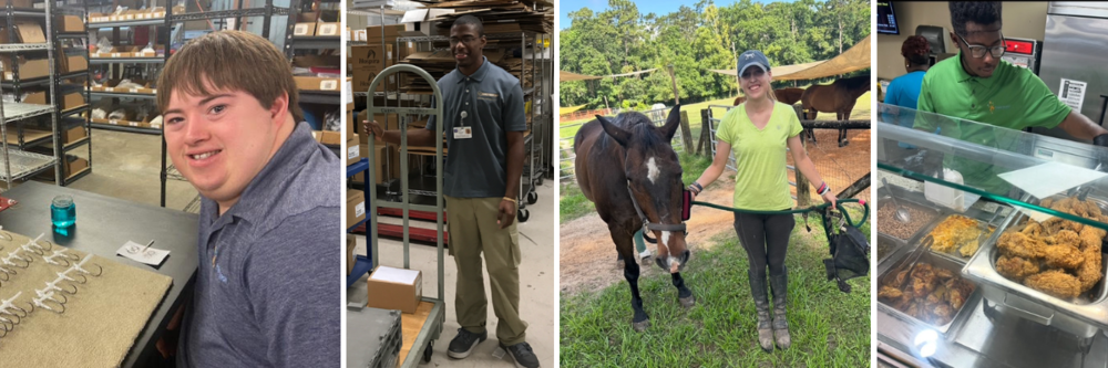 A photo of the interns at one of the Project SEARCH sites. 