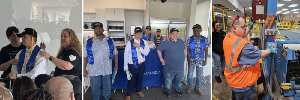 A photo of the interns at one of the Project SEARCH sites. 