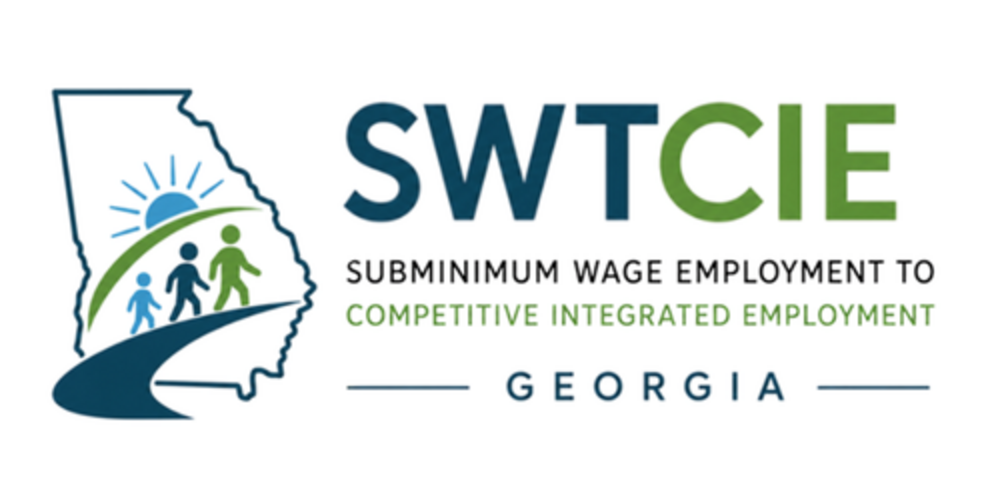 Logo for SWTCIE Georgia: Subminimum Wage Employment to Competitive Integrated Employment
